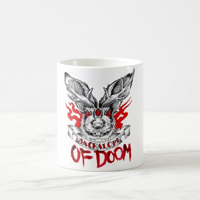 Jackalope av doomen kaffemugg (Center)