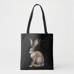 Jackalope Cryptid Animal Tygkasse