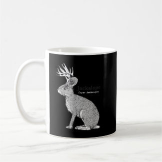 Jackalope Funny Rabbit Kaffemugg
