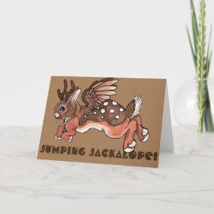 Jackalope Hoppy födelsedag! Kort