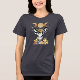 Jackalope Måne Goddess T-Shirt
