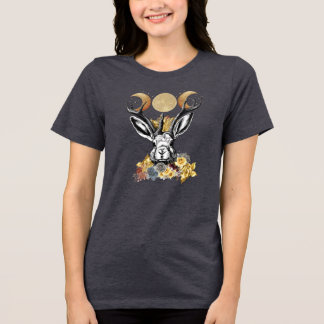 Jackalope Måne Goddess T-Shirt