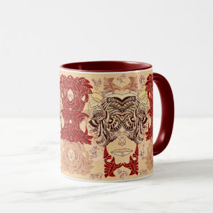 Jackalope Mask: Alice Självporträtt Mugg
