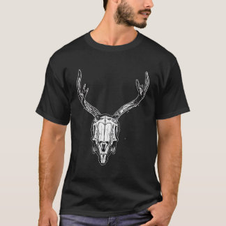 Jackalope Skull Funny Animal Folklore T Shirt
