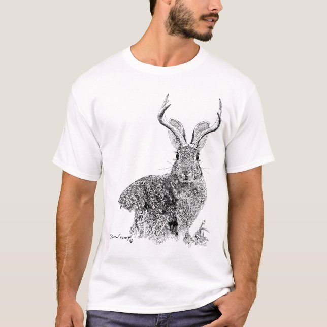Jackalope T Shirt (Framsida)