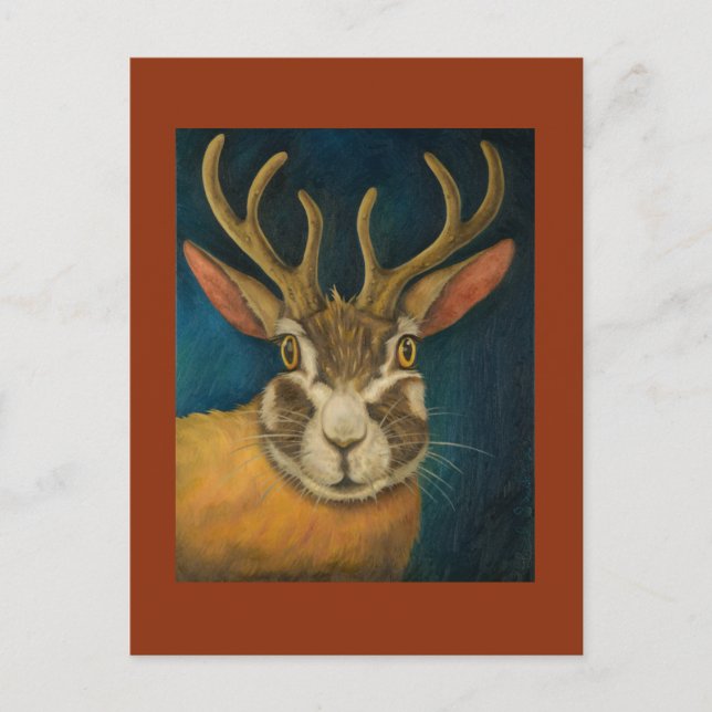 Jackalope Vykort (Framsida)