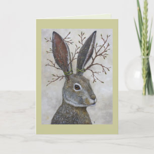 Jackalope wannabe-kort kort