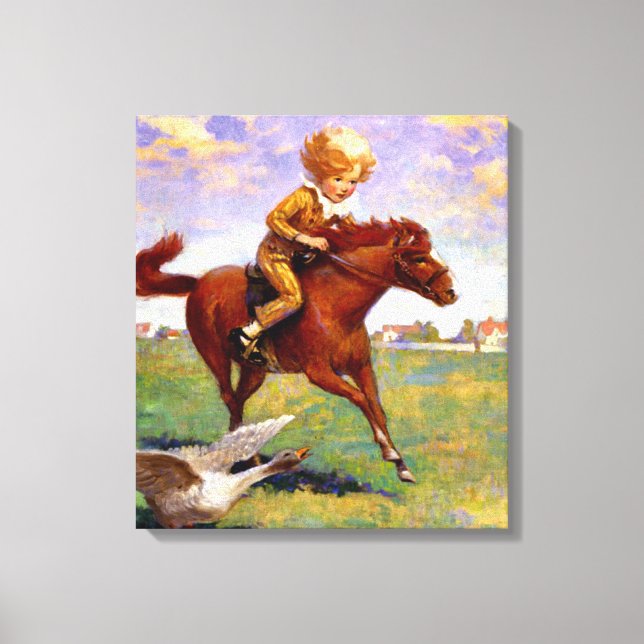 "Jackanapes" av Jessie Willcox Smith Canvastryck (Framsida)