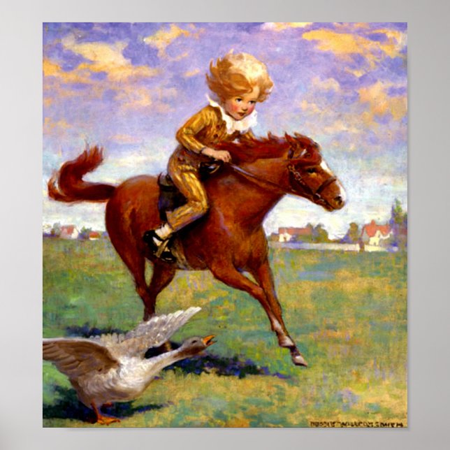 "Jackanapes" av Jessie Willcox Smith Poster (Framsidan)