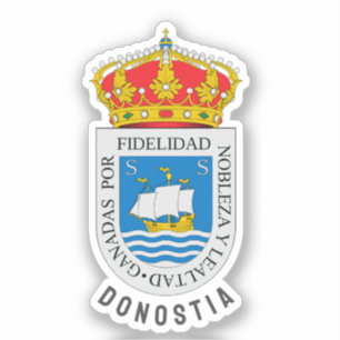 Jackande arm av San Sebastián, Gipuzkoa - ESP Klistermärken
