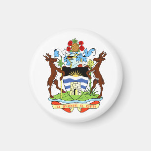Jackande av Arm av Antigua och Barbuda Magnet