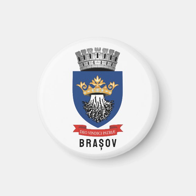 Jackande av Arm av Brașov, Rumänien Magnet (Framsidan)