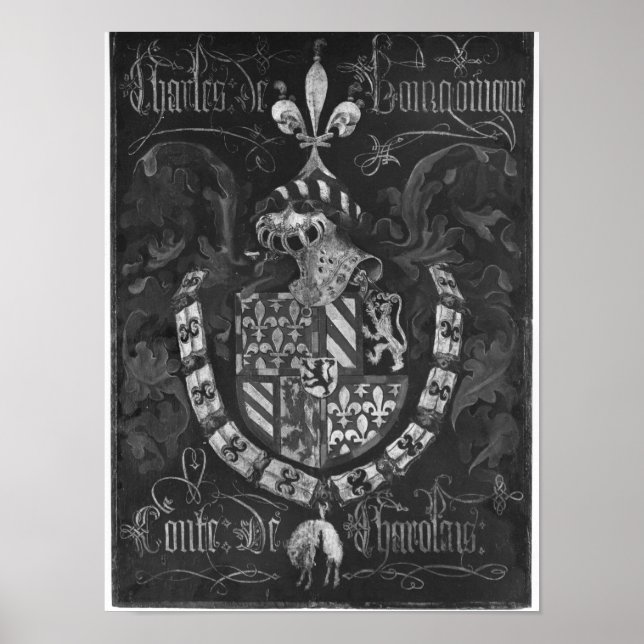 Jackande av Arm av Charles de Bourgogne Poster (Framsidan)