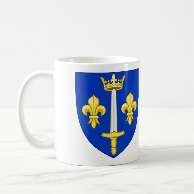 Jackande av Arm av Domrémy La Pucelle Kaffemugg (Vänster)