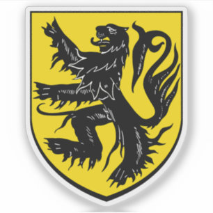 Jackande av arm av Dudelange, Luxemburg Klistermärken