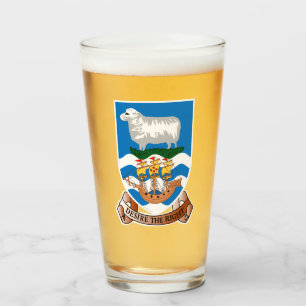 Jackande av arm av Falklandsöarnas glas