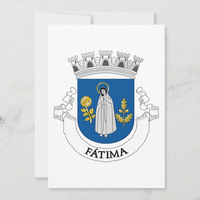 Jackande av Arm av Fátima, Portugal Inbjudningar (Framsida)