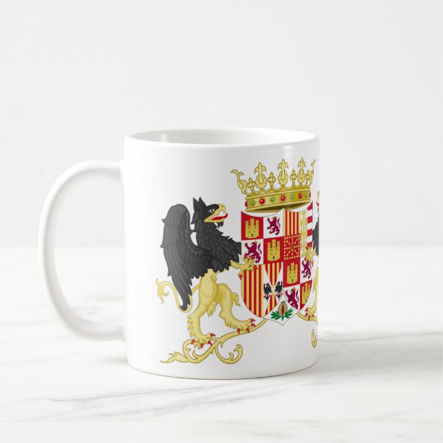 Jackande av Arm av Ferdinand II i Aragonien med st Kaffemugg (Vänster)