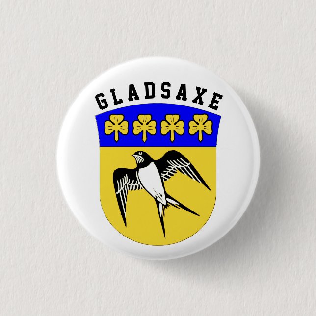 Jackande av Arm av Gladsaxe, Danmark Knapp (Framsida)