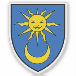 Jackande av arm av Grandson, Schweiz Klistermärken