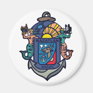 Jackande av Arm av Mazatlán, Sinaloa (MX) Magnet