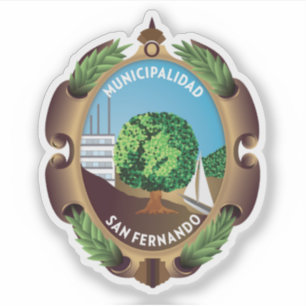 Jackande av arm av San Fernando partido, Argentina Klistermärken