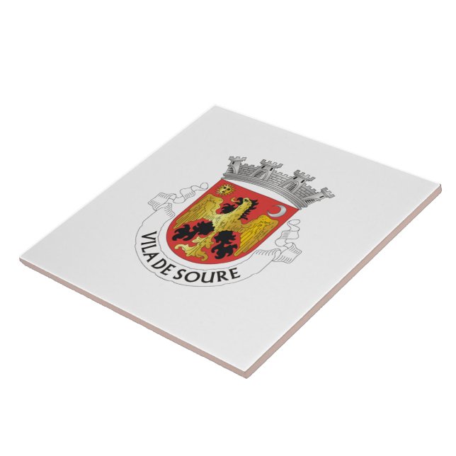 Jackande av Arm av Soure, Portugal Kakelplatta (Sidan)