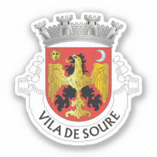 Jackande av Arm av Soure, Portugal Klistermärken