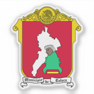 Jackande av arm av Toluca de Lerdo, Mexiko Klistermärken
