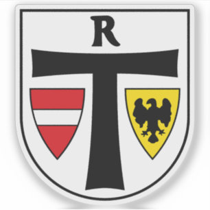 Jackande av arm av Tulln an der Donau, Österrike Klistermärken