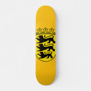 Jackande av arm av Tyskland delstat Baden-Wurttemb Mini Skateboard Bräda 18,5 Cm