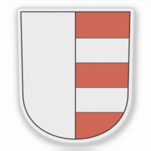 Jackande av arm av Uster, Schweiz Klistermärken