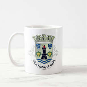 Jackande av Arm av Vila Nova de Gaia, PORTUGAL Kaffemugg