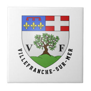 Jackande av Arm av Villefranche-sur-Mer, Frankrike Kakelplatta