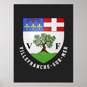 Jackande av Arm av Villefranche-sur-Mer, Frankrike Poster