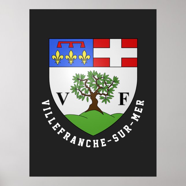 Jackande av Arm av Villefranche-sur-Mer, Frankrike Poster (Framsidan)