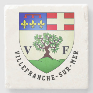 Jackande av Arm av Villefranche-sur-Mer, Frankrike Stenunderlägg