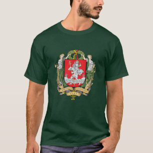 Jackande av arm av Vilnius, Litauen T-Shirt