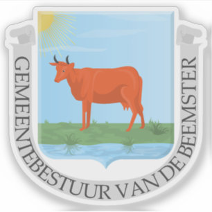 Jackande av arm Beemster, Nederländerna Klistermärken