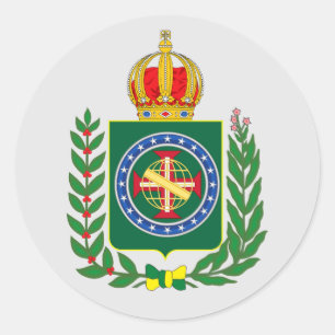 Jackande av Arm - Brasiliens andra imperium Runt Klistermärke
