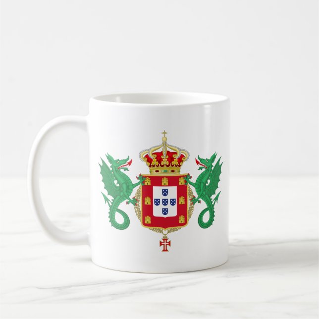 Jackande av Arm från Konungariket Portugal 1640-19 Kaffemugg (Vänster)