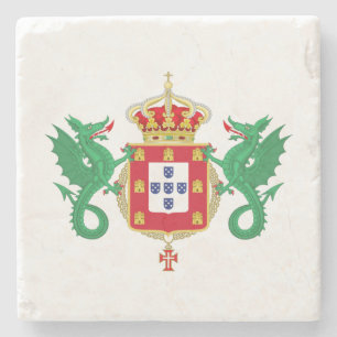 Jackande av Arm från Konungariket Portugal (1640-1 Stenunderlägg