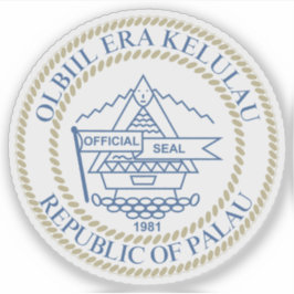 Jackande av arm från Republiken Palau Klistermärken