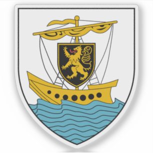 Jackande av arm från staden Galway Klistermärken