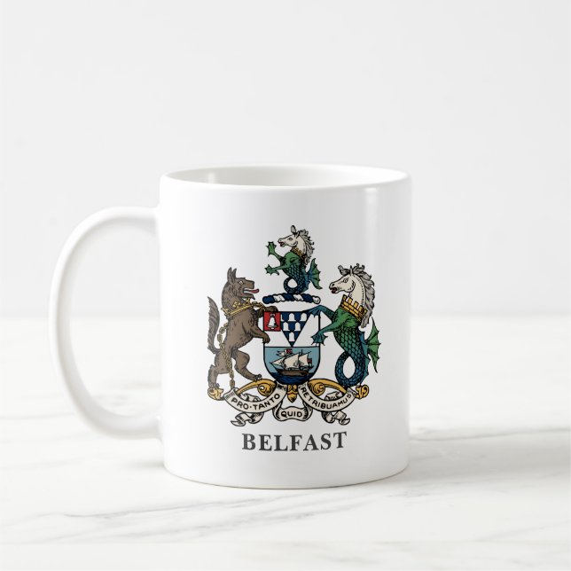 Jackande av Arm i Belfast Kaffemugg (Vänster)