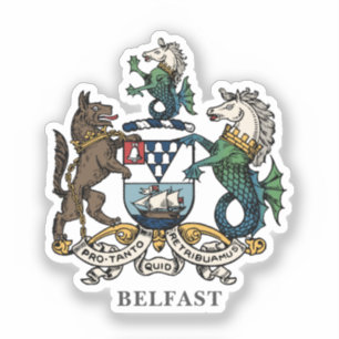Jackande av Arm i Belfast Klistermärken