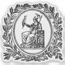 Jackande av arm i Grekland (1829) Klistermärken