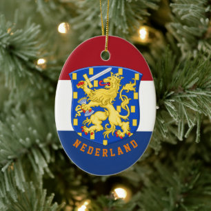 Jackande av arm i Nederländerna Julgransprydnad Keramik