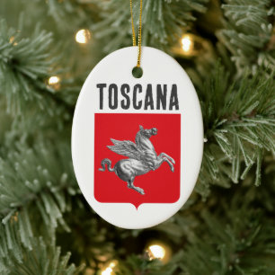 Jackande av Arm i Toskana, ITALIEN Julgransprydnad Keramik