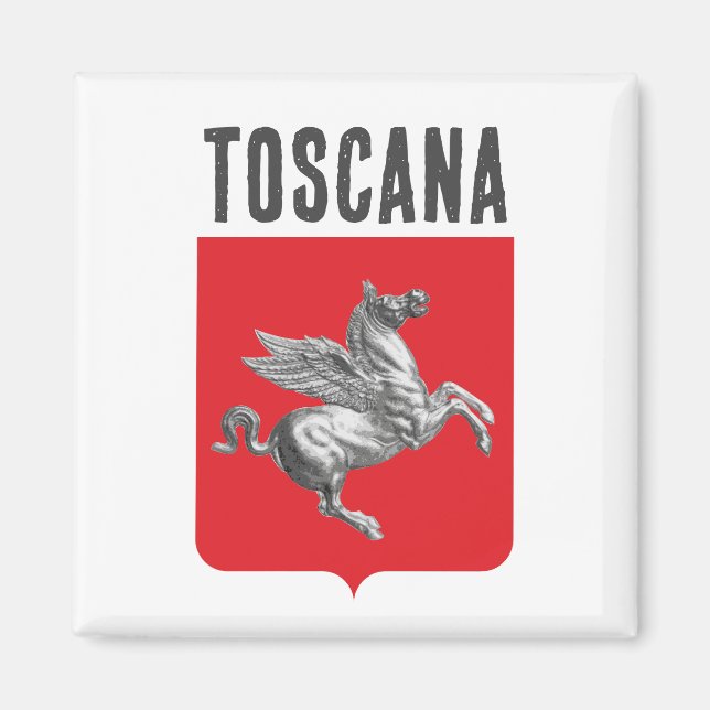Jackande av Arm i Toskana, ITALIEN Magnet (Framsidan)